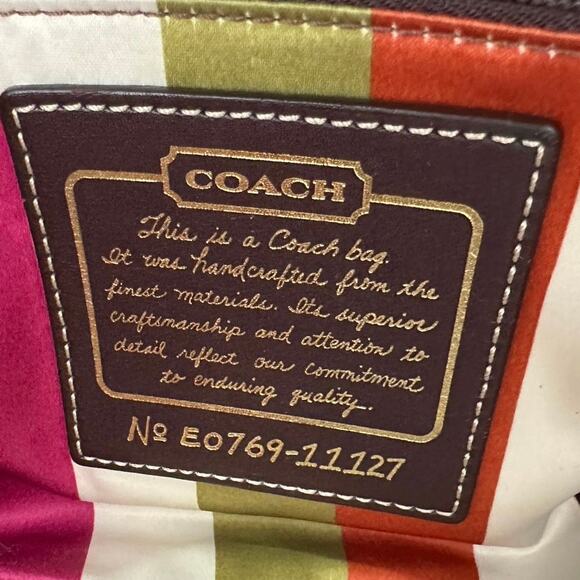 Coach Legacy Vachetta Leather Hobo Whiskey Brown Shoulder Bag - Picture 9 of 10